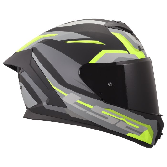 Мотошолом LS2 FF820 Rapid 3 Hyper Black Hi-Vis Yellow