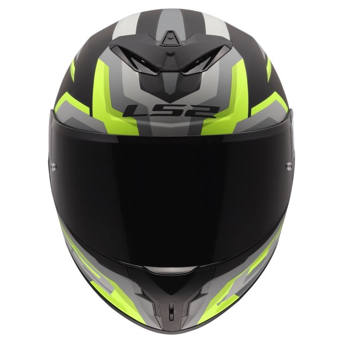 Мотошолом LS2 FF820 Rapid 3 Hyper Black Hi-Vis Yellow