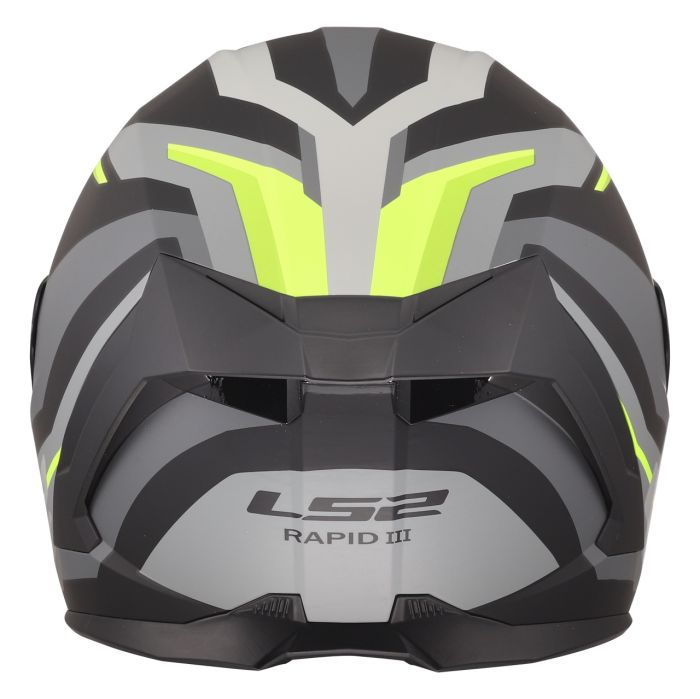 Мотошолом LS2 FF820 Rapid 3 Hyper Black Hi-Vis Yellow