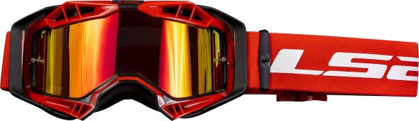 Окуляри LS2 Aura Pro Goggle Black Red With Iridium Visor
