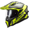Мотошолом LS2 MX701 Explorer Alter Matt Black Hi-Vis Yellow