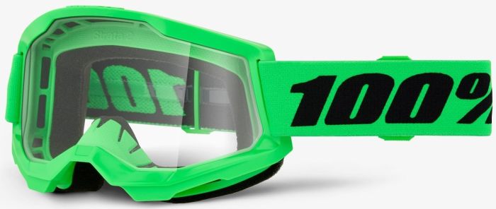 Окуляри 100% Strata 2 Goggle Neon Green