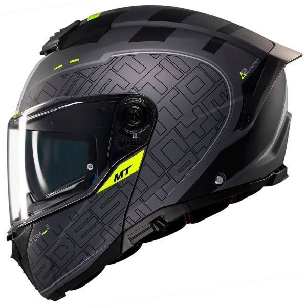 Мотошолом MT ATOM 2 SV DESTINY C2 Matt black