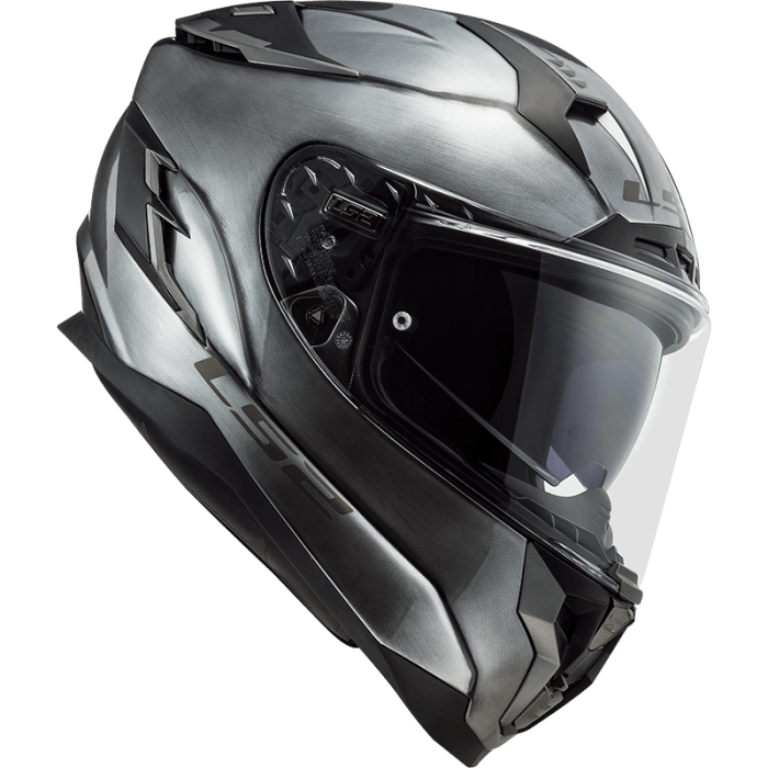 Мотошолом LS2 FF327 Challenger Jeans Titanium