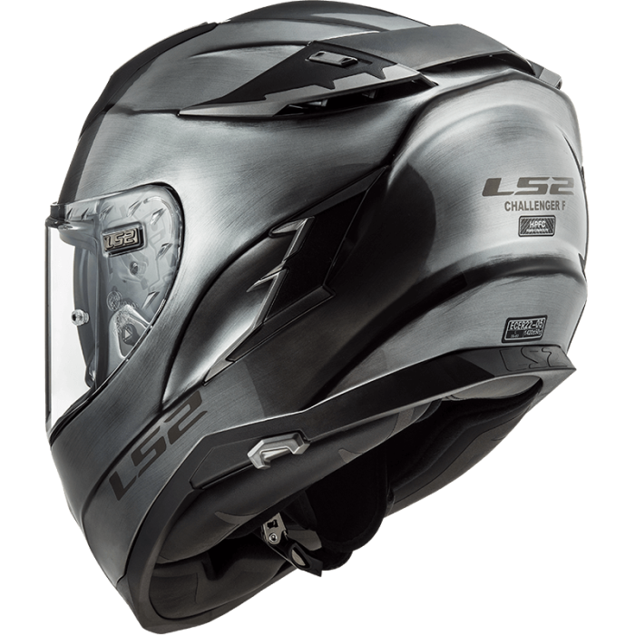 Мотошолом LS2 FF327 Challenger Jeans Titanium