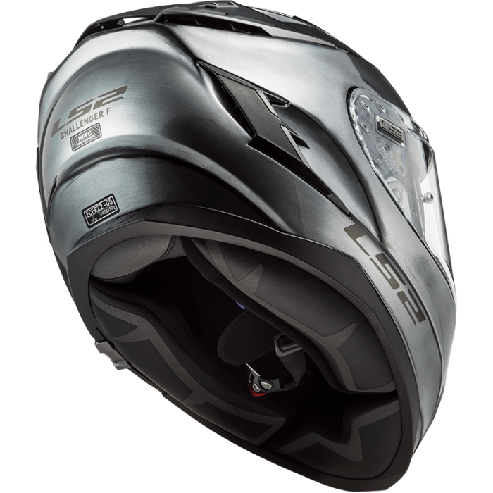 Мотошолом LS2 FF327 Challenger Jeans Titanium