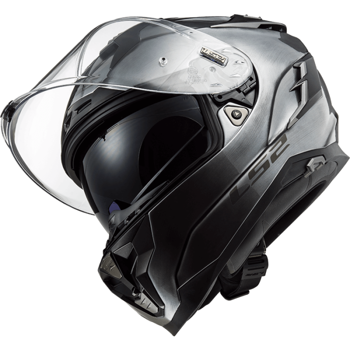 Мотошолом LS2 FF327 Challenger Jeans Titanium