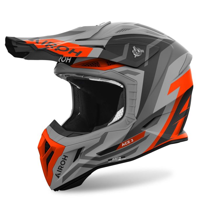 Шолом AIROH AVIATOR ACE 2 GROUND orange matt