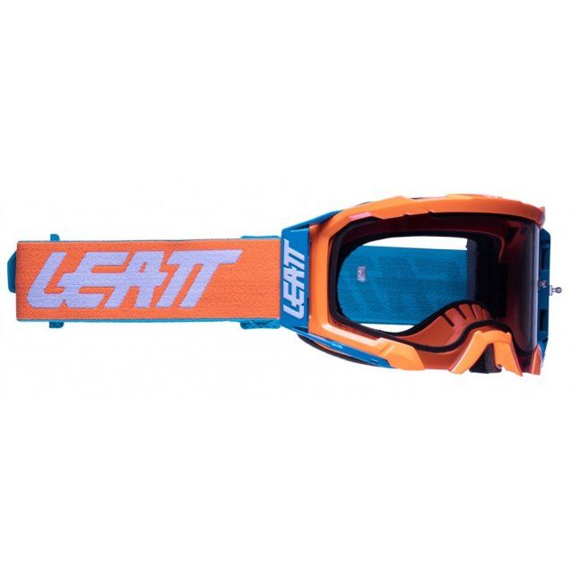 Окуляри LEATT Goggle Velocity 5.5 Neon Orange - Grey Colored Lens