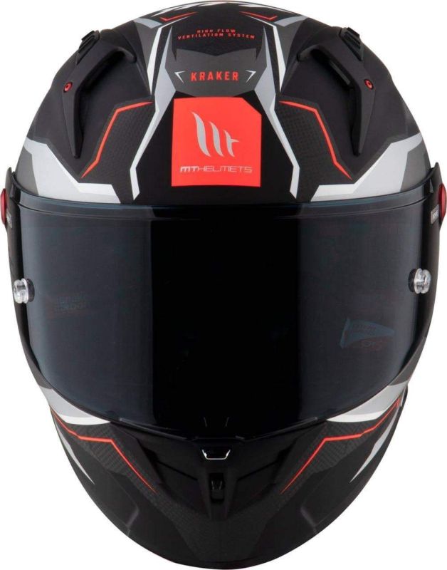 Мотошолом MT KRE+ Carbon Kraker C5 Matt Red