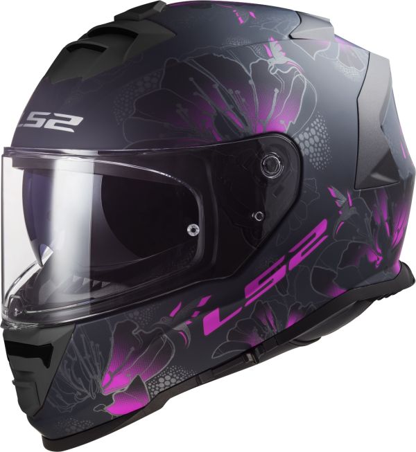 Мотошолом LS2 FF800 Storm 2 Burst Matt Black Pink