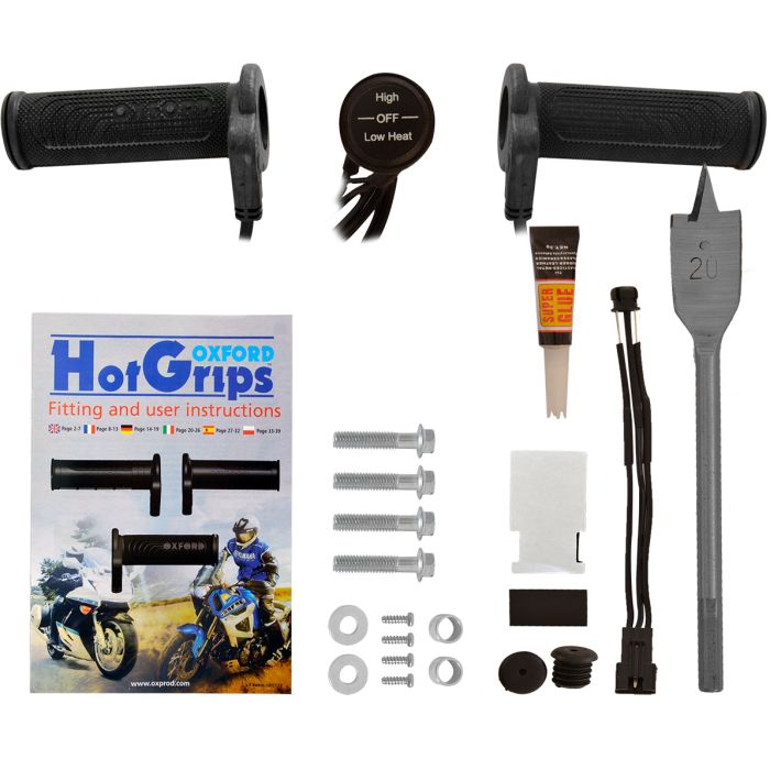 Підігрів керма Oxford Hotgrips Scooter with panel switch