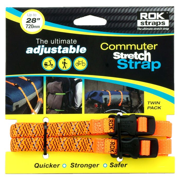 Ремені Oxford ROK Straps LD 12mm Adj Orange reflective
