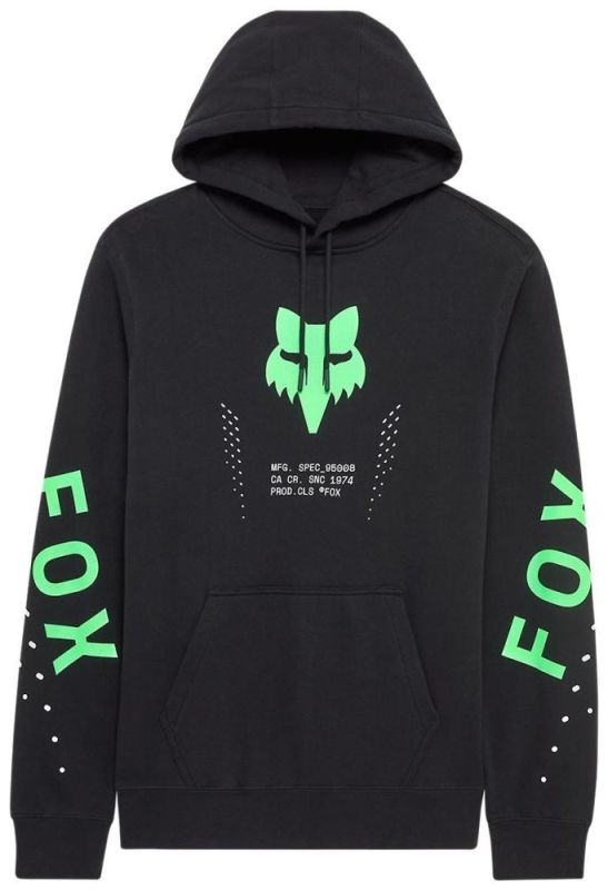 Толстовка Fox Hoodie - Shield Black