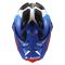 Мотошолом LS2 MX701 Explorer Hexa White Blue Red