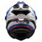 Мотошолом LS2 MX701 Explorer Hexa White Blue Red