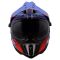 Мотошолом LS2 MX701 Explorer Hexa White Blue Red
