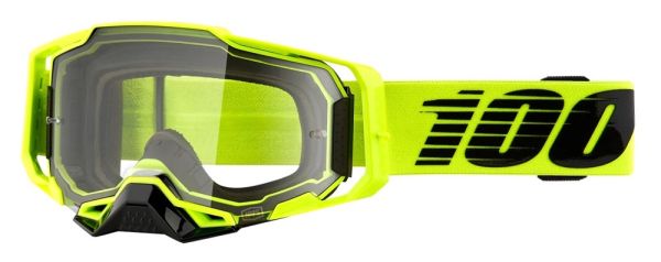Окуляри 100% ARMEGA Goggle Nuclear Citrus - Clear Lens