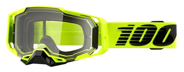 Окуляри 100% ARMEGA Goggle Nuclear Citrus - Clear Lens
