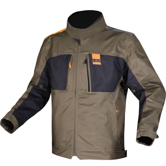 Куртка LS2 Titanium Man Jacket Green Blue Hi-Vis Orange