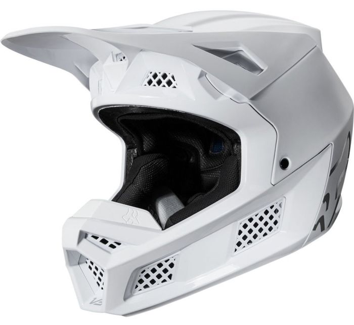 Мотошолом Fox V3 Solids Helmet White