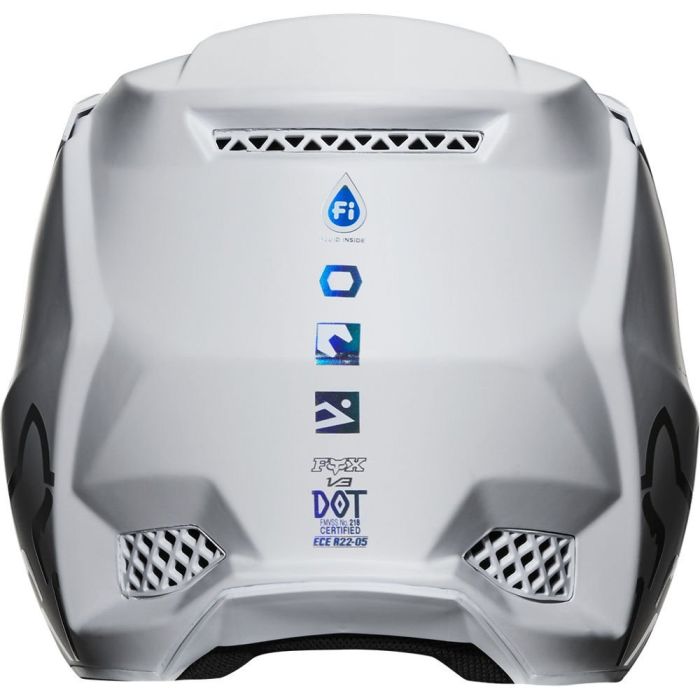 Мотошолом Fox V3 Solids Helmet White