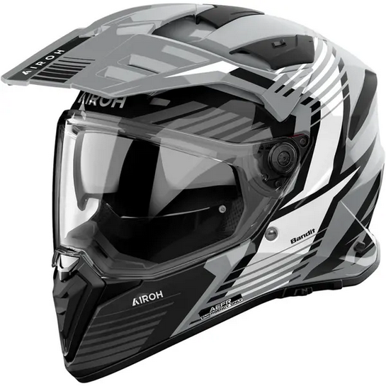 Шолом AIROH BANDIT SPICY grey gloss