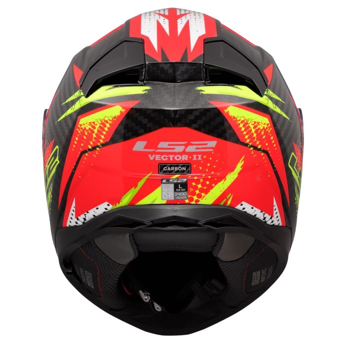 Мотошолом LS2 FF811 Vector 2 C Tantic Red Hi-Vis Yellow