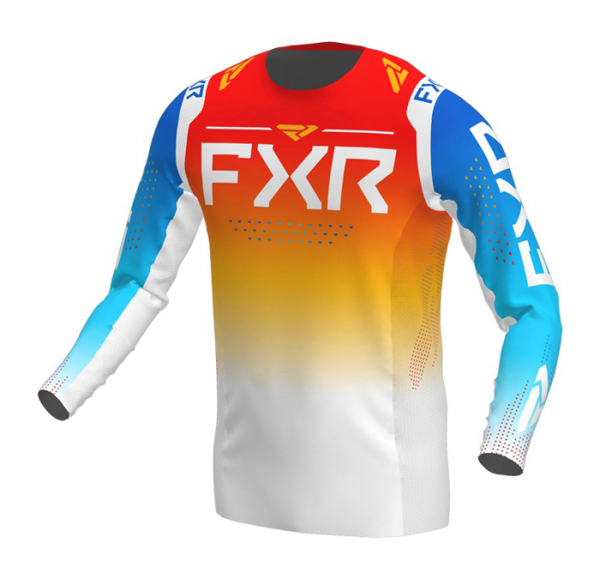 Мотоджерсі FXR Helium MX 22-Blue/Tangerine