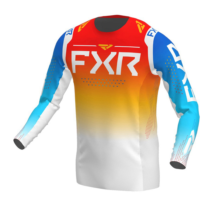 Мотоджерсі FXR Helium MX 22-Blue/Tangerine