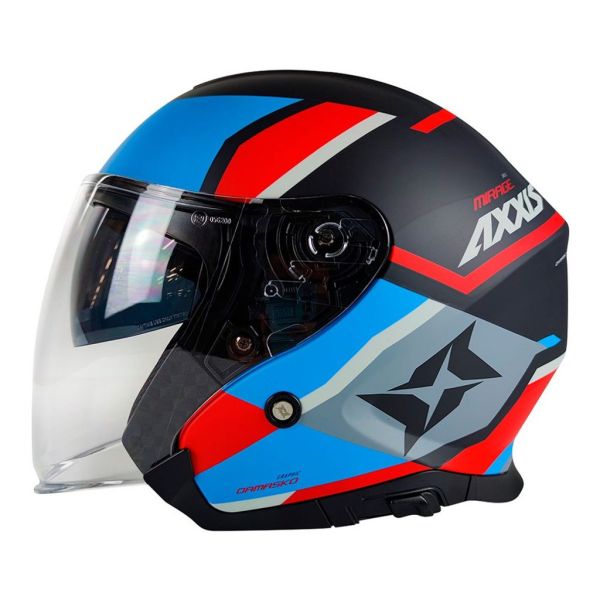 Мотошолом AXXIS MIRAGE SV DAMASKO C7 Matt Blue
