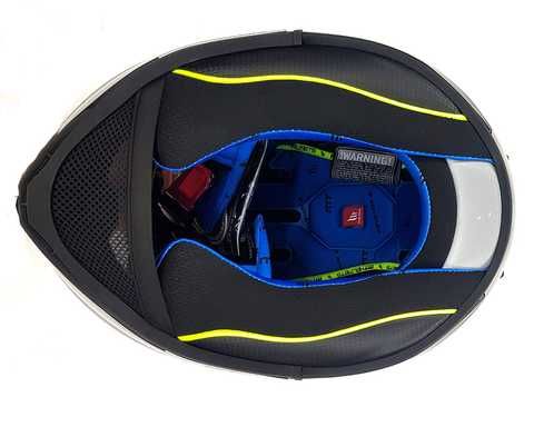 Мотошолом MT Revenge 2 S Sergio Garcia A3 Gloss Yellow ECE2206