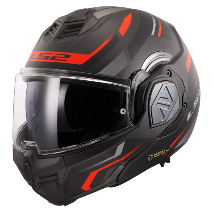 Мотошолом LS2 FF906 Advant Kuka Matt Black Red