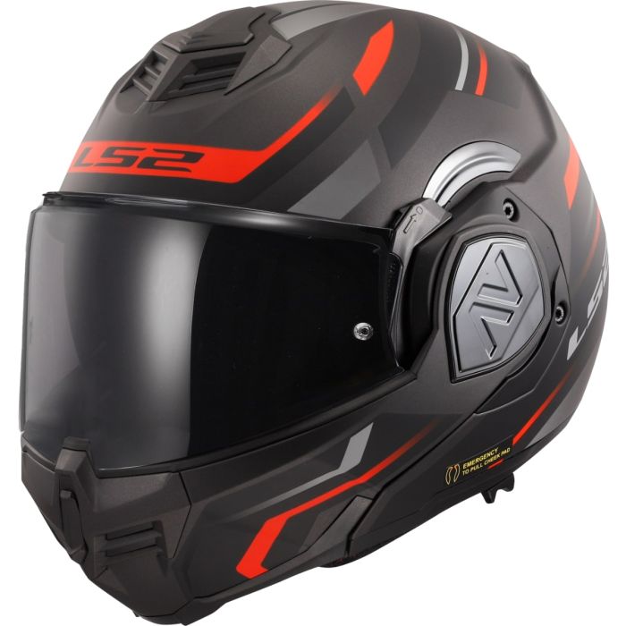 Мотошолом LS2 FF906 Advant Kuka Matt Black Red