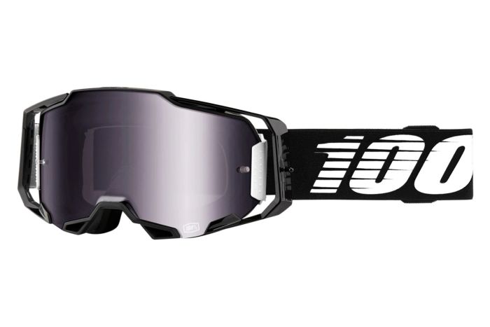 Окуляри 100% ARMEGA Goggle Black - Silver Flash Lens