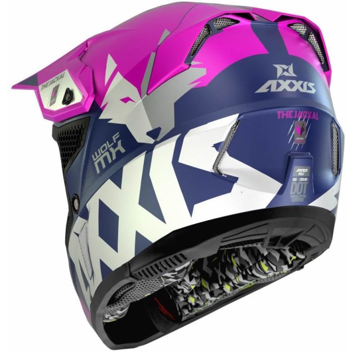 Мотошолом AXXIS WOLF Jackal C18 Matt Pink