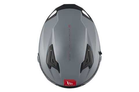 Мотошолом MT BRAKER SV Solid Gloss Grey A12