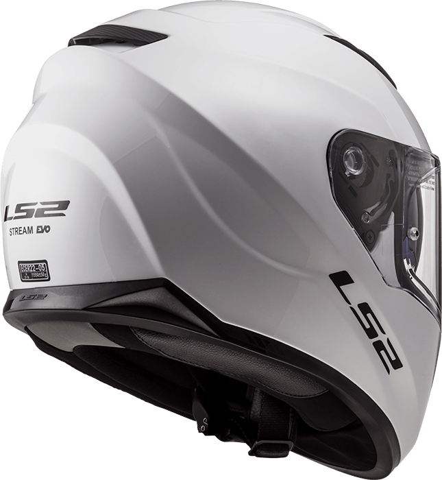 Мотошолом LS2 FF320 Stream Evo Gloss White