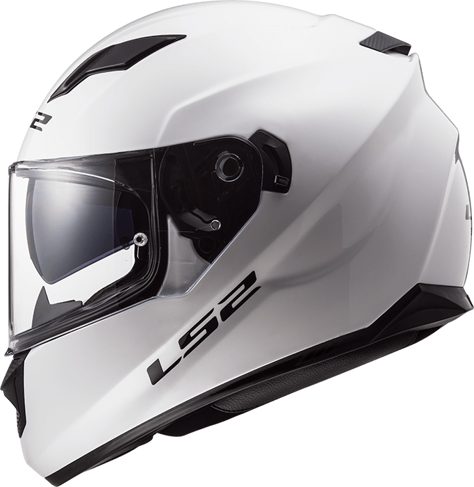 Мотошолом LS2 FF320 Stream Evo Gloss White