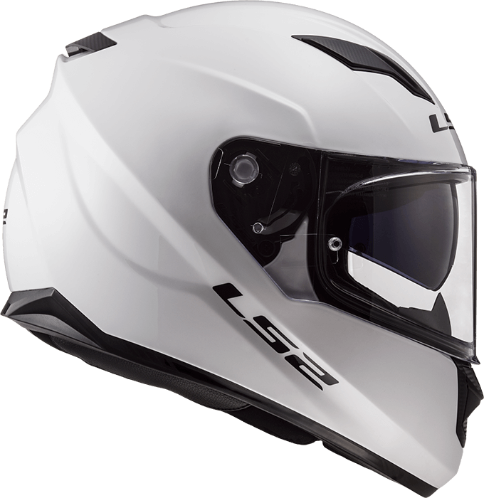 Мотошолом LS2 FF320 Stream Evo Gloss White
