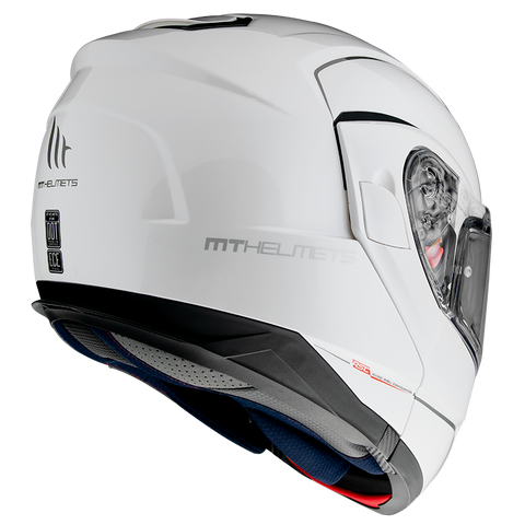 Мотошолом MT BRAKER SV Solid Gloss White
