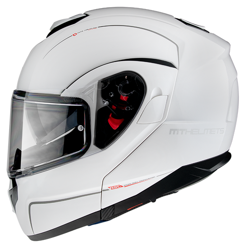 Мотошолом MT BRAKER SV Solid Gloss White