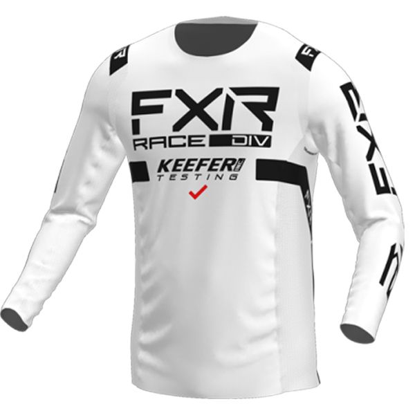 Мотоджерсі FXR Helium MX 22-White/Black