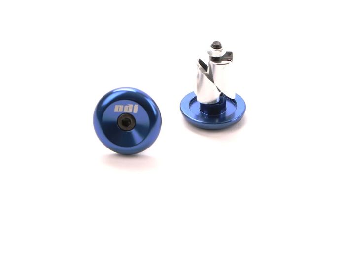 Баренди ODI Aluminum End Plugs w/Lasered Logo SILVER