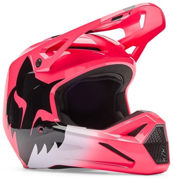 Шолом Fox Yth V1 Helmet - Shield Pink