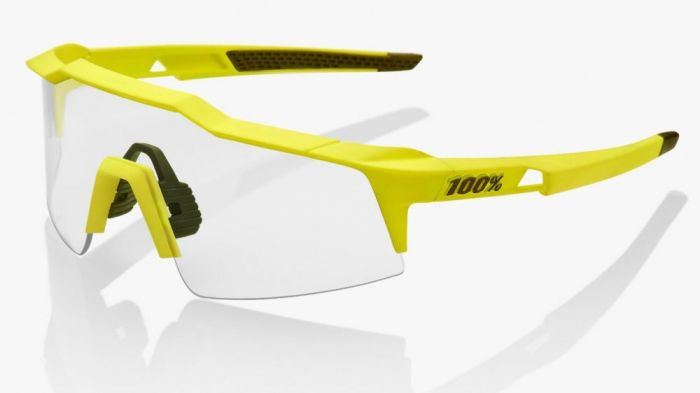 Окуляри Ride 100% Speedcraft Sl - Soft Tact Banana - Black Mirror Lens
