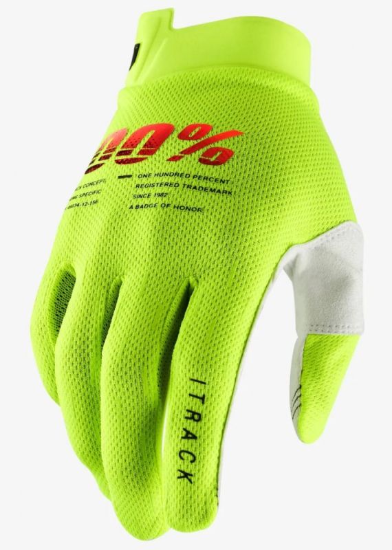 Рукавички Ride 100% iTRACK Glove Yellow
