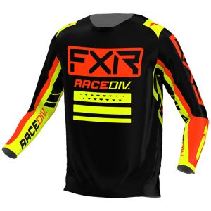 Мотоджерсі дитяча FXR Yth Clutch Pro MX 22-Black/Nuke Red/Hi-vis