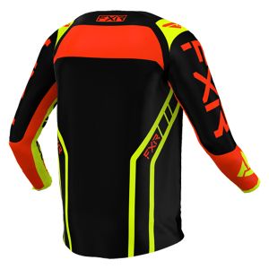 Мотоджерсі дитяча FXR Yth Clutch Pro MX 22-Black/Nuke Red/Hi-vis
