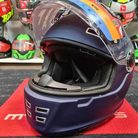Мотошолом MT Jarama Solid Matt Blue